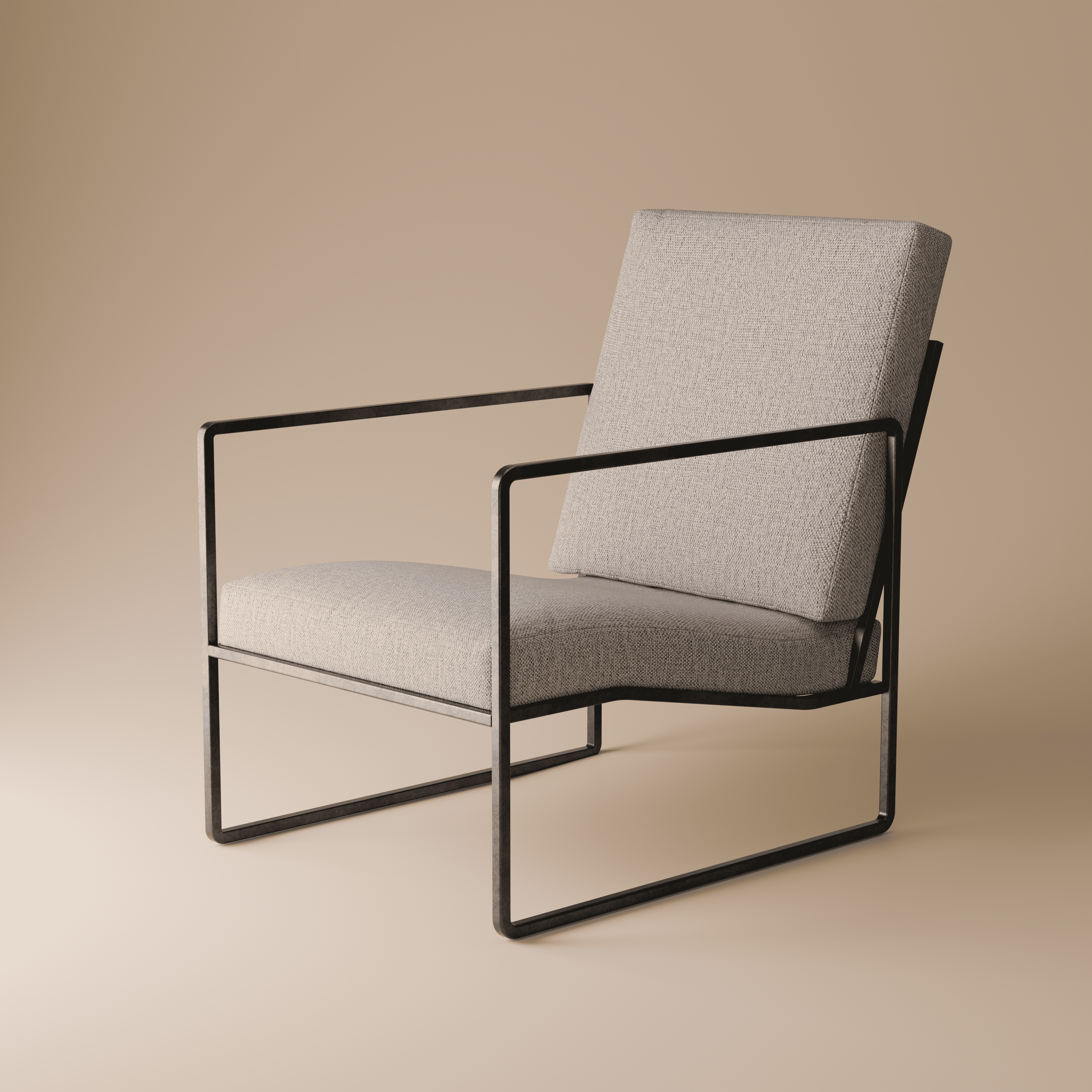Metal Accent Chair