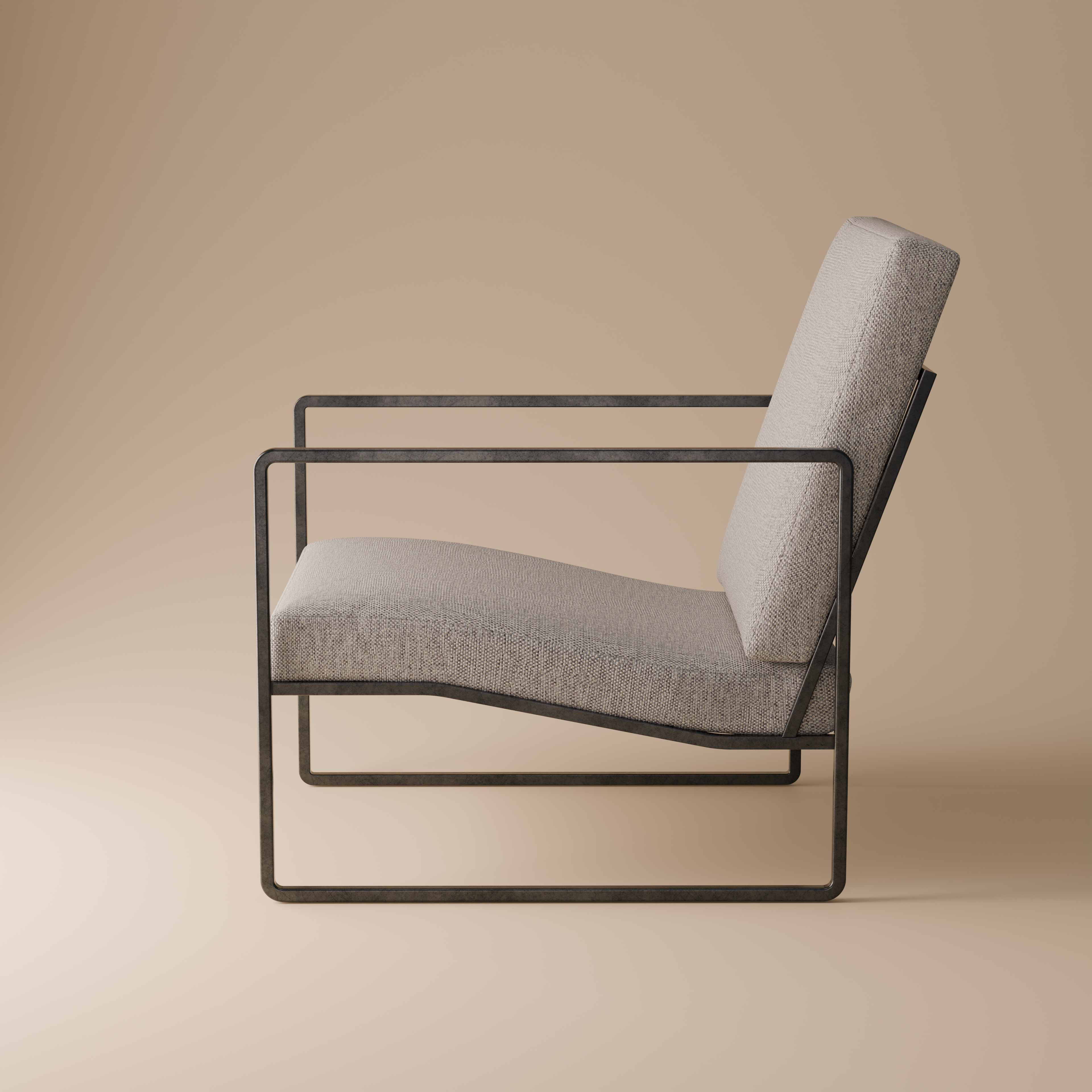 Metal Accent Chair