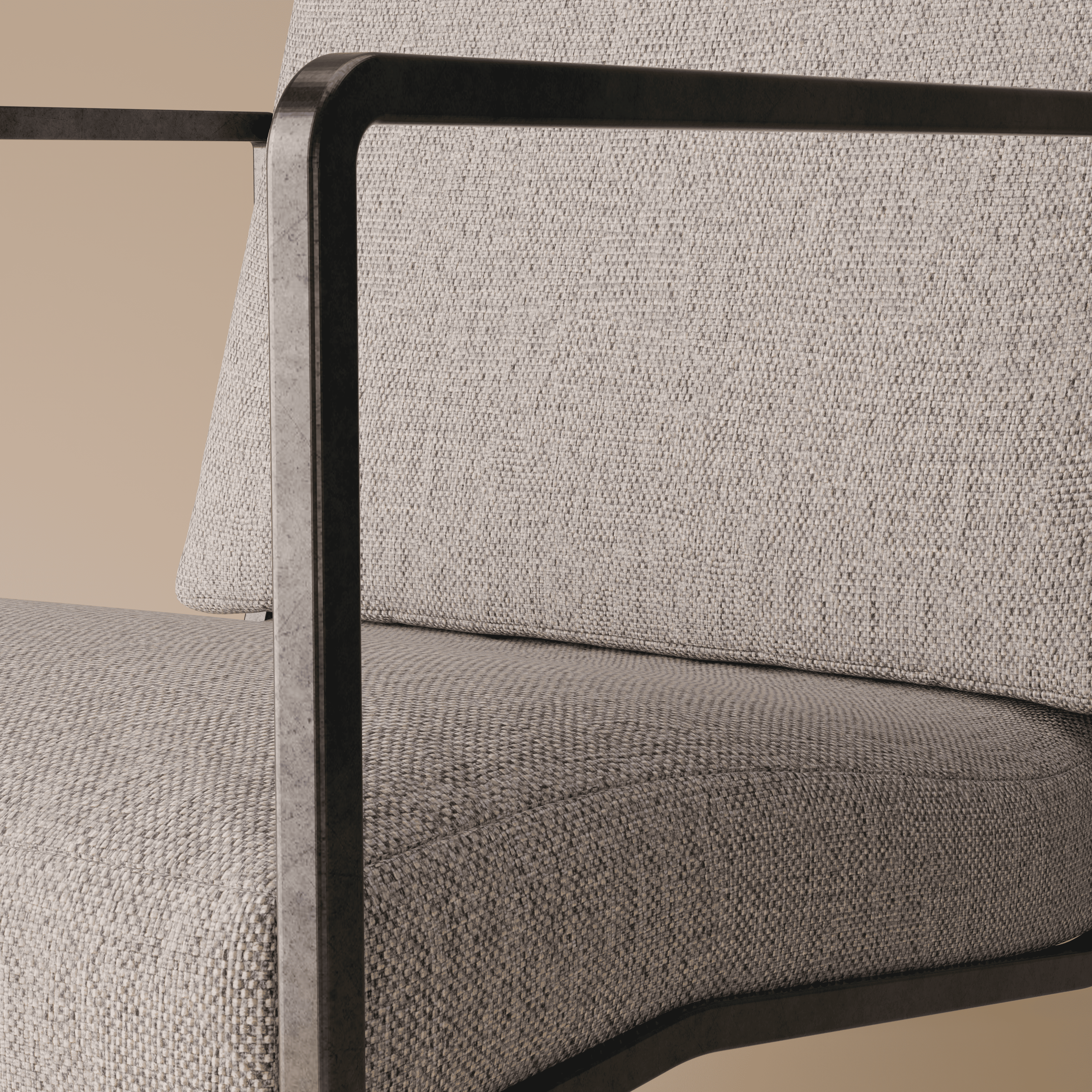 Metal Accent Chair