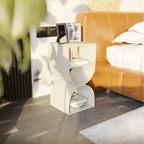 Metal Side Table | Minimalist Geometric Design