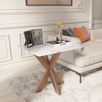 Metal & Marble X Table