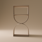 Metal Side Table | Minimalist Geometric Design