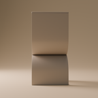 Metal Side Table | Minimalist Geometric Design