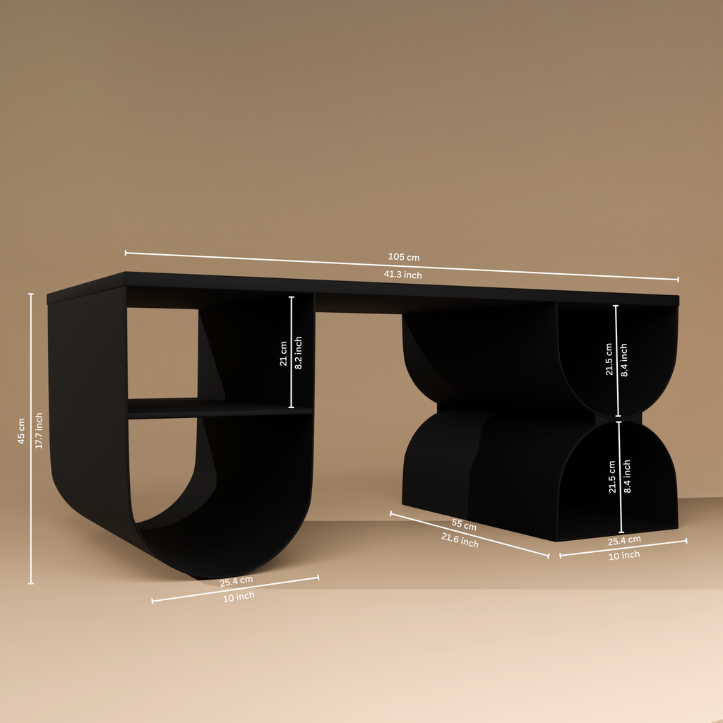 Metal Coffee Table | Minimalist Geometric Design