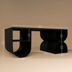 Metal Coffee Table | Minimalist Geometric Design