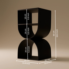 Metal Side Table | Minimalist Geometric Design
